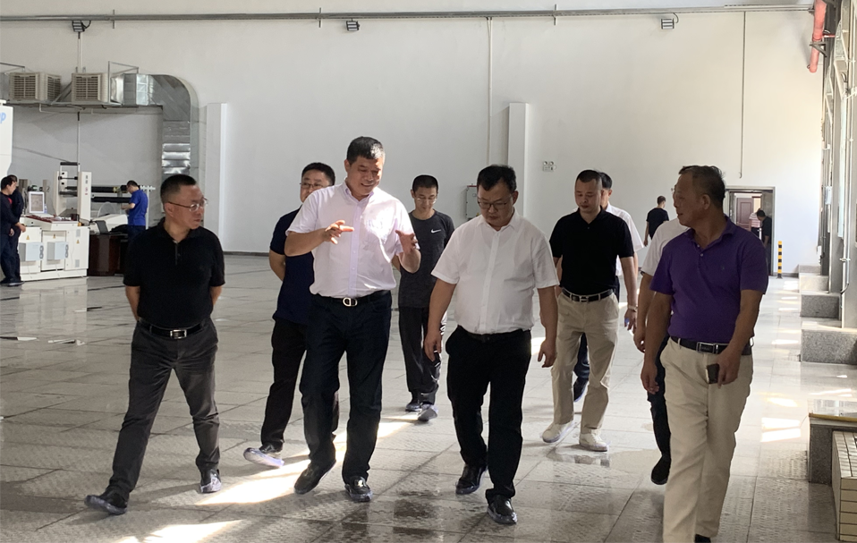 福清市代市长张新怿一行辅导 莅临pg电子游戏新资料科技工业园参观调研